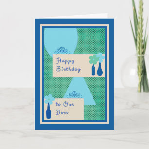 Cartão de Aniversário para Chefe