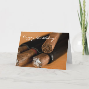 Cartão de Aniversário para Cigarros
