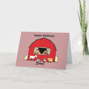 Cartão de Aniversário para Crianças Personaliza
