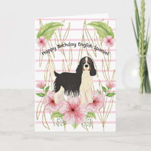 Cartão de aniversário para espanhol inglês