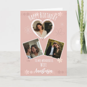 Cartão de Aniversário para Esposa