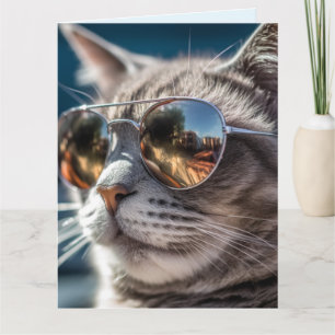 CARTÃO DE ANIVERSÁRIO PARA GATO LEGAL