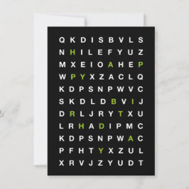 Cartão de Aniversário para Imprimir – Design Minim