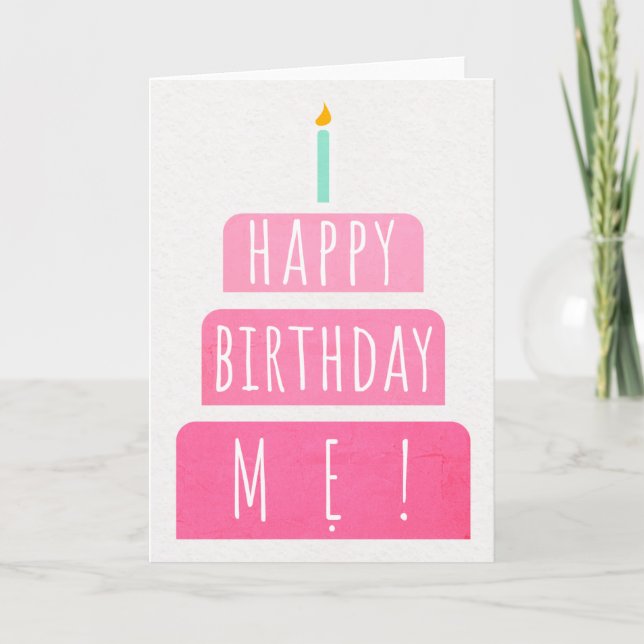 Cartão de Aniversário para Mel (Frente)