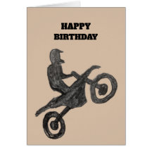 Cartão de aniversário para menino com desenho de m