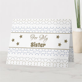 Cartão De Aniversário Para Minha Irmã