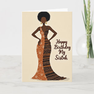 Cartão de Aniversário para Mulher Majestosa