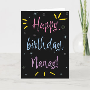 Cartão de aniversário para Nanay