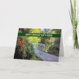 Cartão de aniversário para o marido Mike