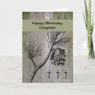 Cartão de aniversário para o seu Chaplain, Religio