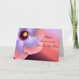 Cartão de aniversário para Pai e mãe passo