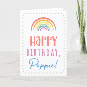 Cartão de Aniversário para Pappie