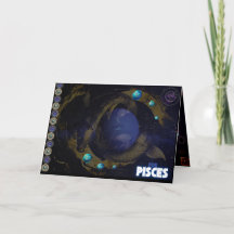 Cartão de Aniversário para peixes