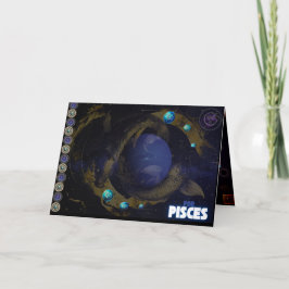 Cartão de Aniversário para peixes