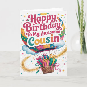 Cartão de Aniversário para Primo