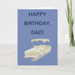 Cartão de Aniversário para Proprietários de Barco