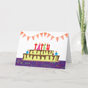 Cartão de aniversário para Tateh