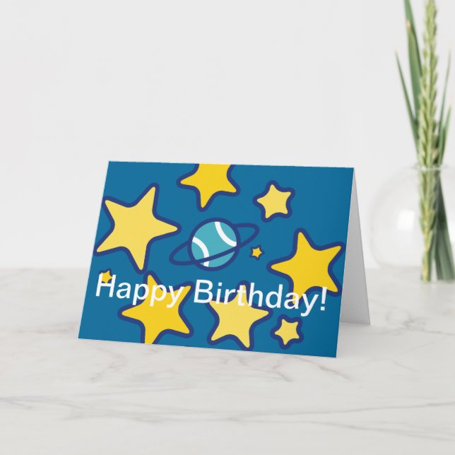 Cartão de aniversário para tenistas (Frente)
