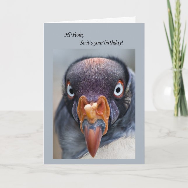 Cartão de aniversário para Twin (Frente)