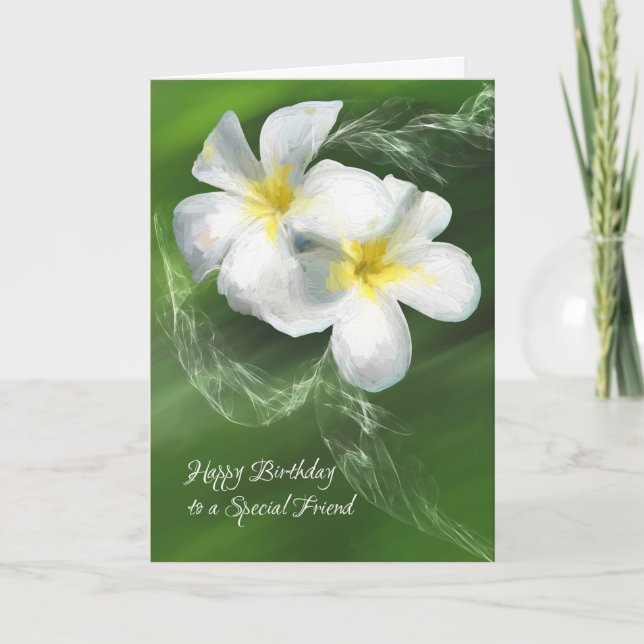 Cartão de aniversário para um amigo especial, (Frente)