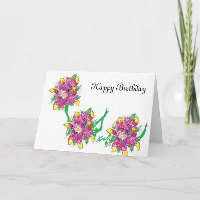 Cartão de Aniversário para um Gal Excelente (Frente)