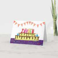 Cartão de aniversário para Zaydeh