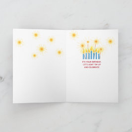 Cartão de Aniversário Patriótico Irmão