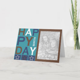 Cartão de aniversário personalizado