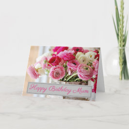 Cartão de aniversário personalizado - Buquê do Chi