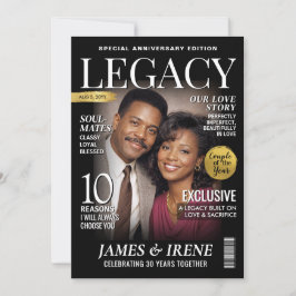 Cartão de Aniversário Personalizado, Capa de Revis