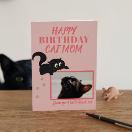 Cartão de aniversário personalizado com foto de an