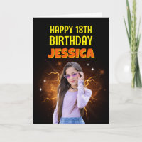 Cartão de Aniversário Personalizado com Foto no Es