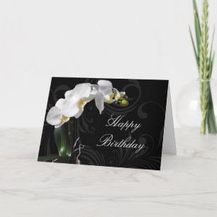 Cartão de Aniversário Personalizado Dramático para