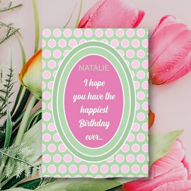 Cartão de Aniversário Personalizado Especial (Criador carregado)