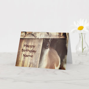 Cartão de Aniversário Personalizado para Fazendas 