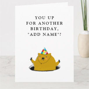 Cartão de Aniversário Personalizado para o Dia d