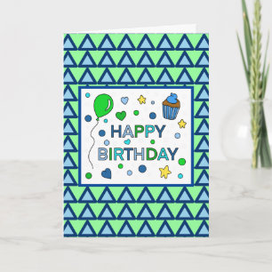 Cartão de Aniversário Personalizado para o Tio