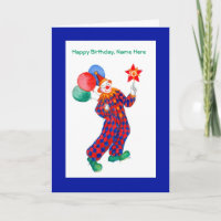 Cartão de Aniversário Personalizável