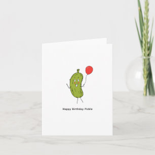 Cartão de Aniversário Pickle