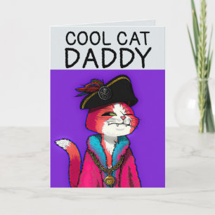 CARTÃO DE ANIVERSÁRIO PIRATA DE GATO SUPERDIMENSIO