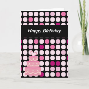 Cartão de Aniversário Poker Dot