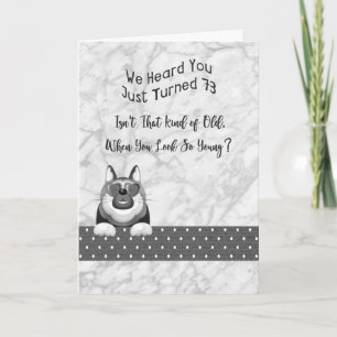 Cartão de aniversário preto e branco para homens d