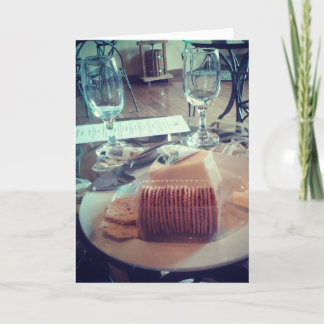 Cartão de Aniversário "Prova de Vinho"