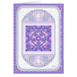 Cartão de aniversário Purple W1
