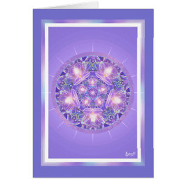 Cartão de aniversário Purple W1