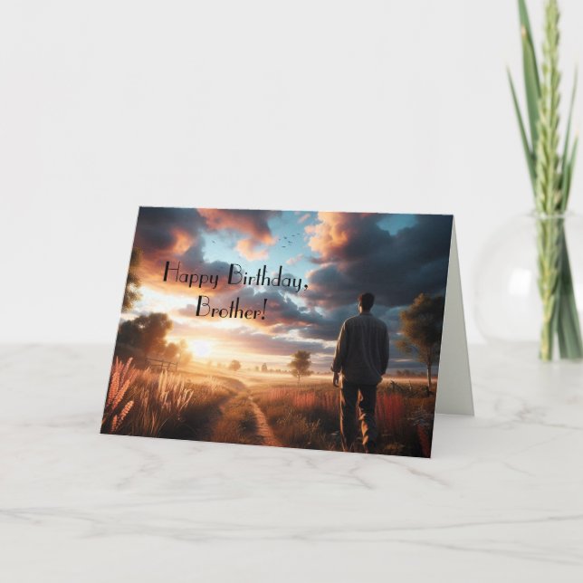 CARTÃO DE ANIVERSÁRIO QUASE PERFEITO DO IRMÃO (Frente)