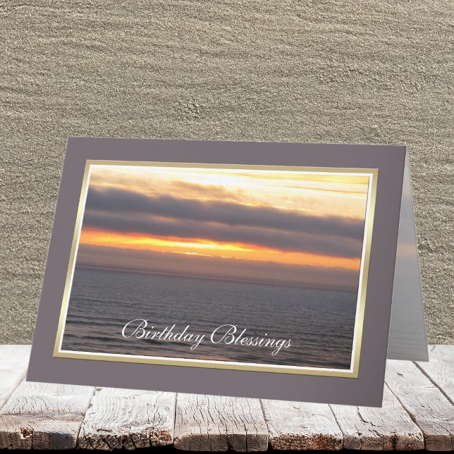 Cartão de Aniversário Religioso — Bênção Religiosa (Criador carregado)