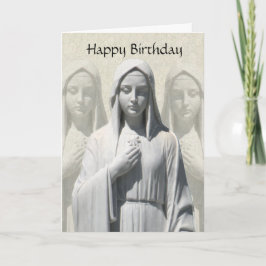 Cartão de aniversário religioso para freira