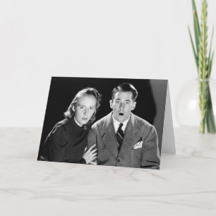 Cartão de aniversário retro engraçado