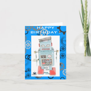 Cartão de aniversário RoBoT